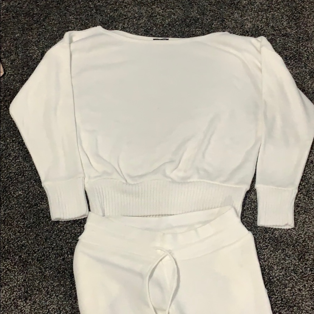 Matching crew neck and joggers